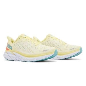 Hoka Clifton 8 Light Yellow Women’s size 6 new without box